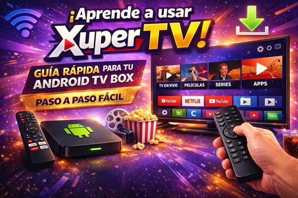 Cómo usar Xuper TV en un Android TV Box