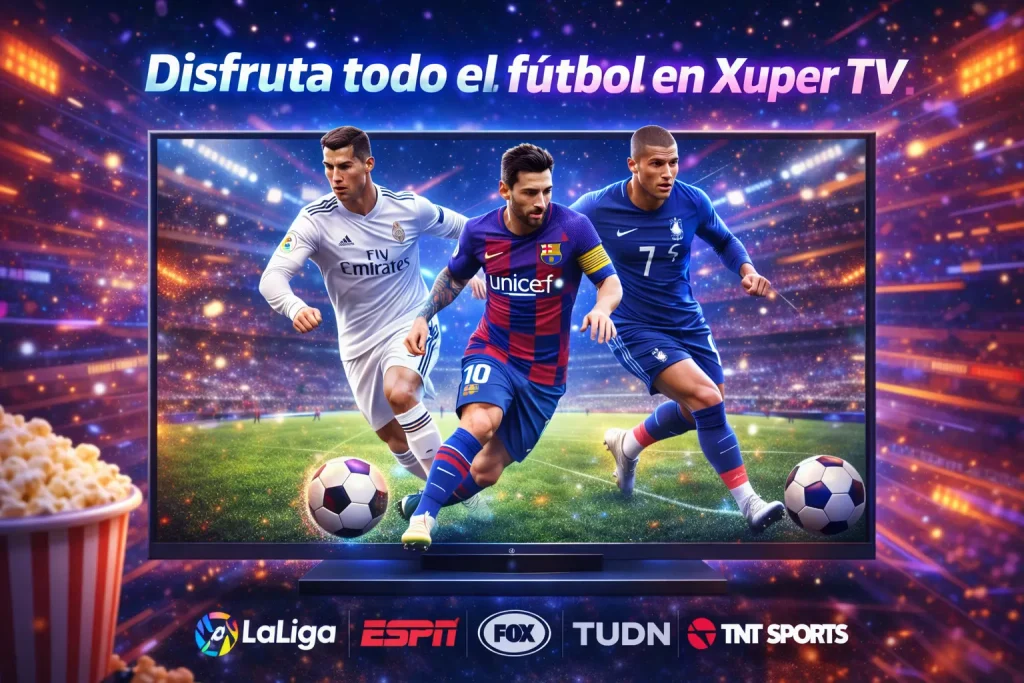 disfruta tode el futbol en xuper tv