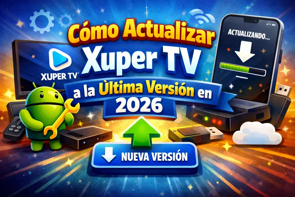 ¿Cómo actualizar Xuper TV a la última versión en 2026?